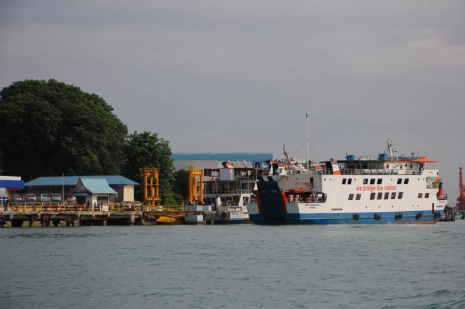 
					Pelabuhan PT ASDP Kapal Roro Telaga Punggur Batam, Kepulauan Riau (Kepri). (Hadi/JurnalBatam.id)