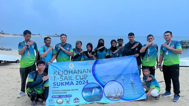 
					Cabang olahraga layar Kota Batam kembali meraih prestasi membanggakan dalam ajang internasional T-Sail Event 2024 Trengganu Malaysia.