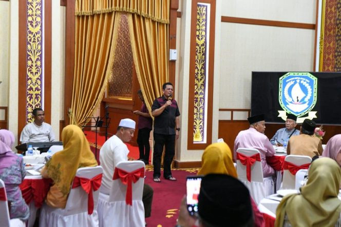 
					Gubernur Kepri Ansar Ahmad bersilaturahmi Bersama LAM Kepri di Gedung Daerah, Tanjungpinang, Senin (17/6/2024) malam.