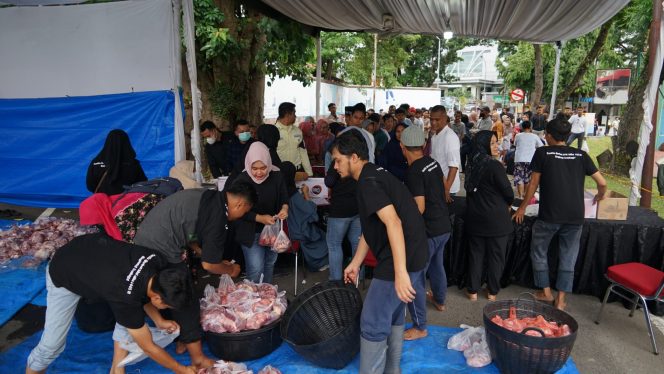 
					PT Pertamina Patra Niaga Regional Sumatera Bagian Utara (Sumbagut) menyalurkan sebanyak 127 hewan kurban, yang terdiri dari 75 ekor sapi dan 52 ekor kambing, Senin (17/6/2024).