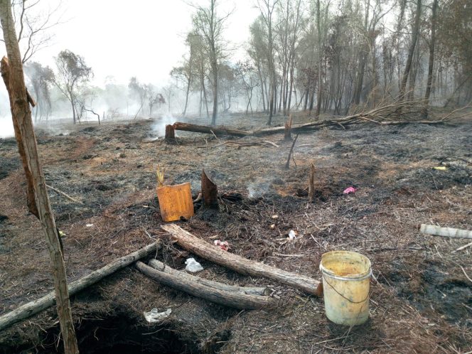 
					Kapolsek Kuba bersama personel turun dalam kejadian kebakaran lahan di kampung mukhalimus rt 001 rw 008 Kel. Sawang Kec. Kuba Kab. Karimun, Senin (22/7/2024) sekira pukul 13.00 wib.
