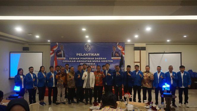 
					Pelantikan DPD GAMKI (Gerakan Angkatan Muda Kristen Indonesia) Kepri Masa Bhakti 2024 – 2027 bertempat di Hotel CK, Tanjungpinang, Sabtu (3/8/2024), malam.