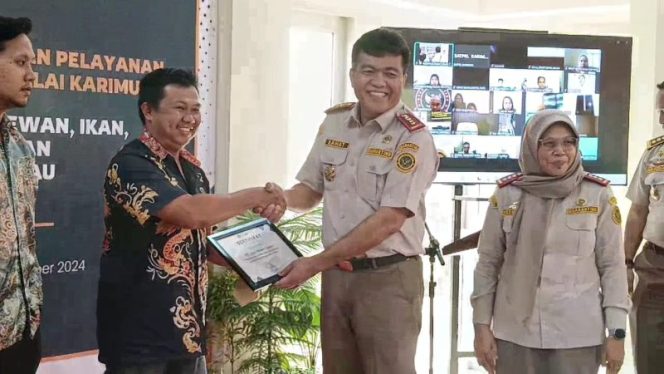 
					Kepala Badan Karantina Indonesia (Kabarantin), Sahat M Panggabean meresmikan Kantor Satpel Karantina Karimun. (ist)