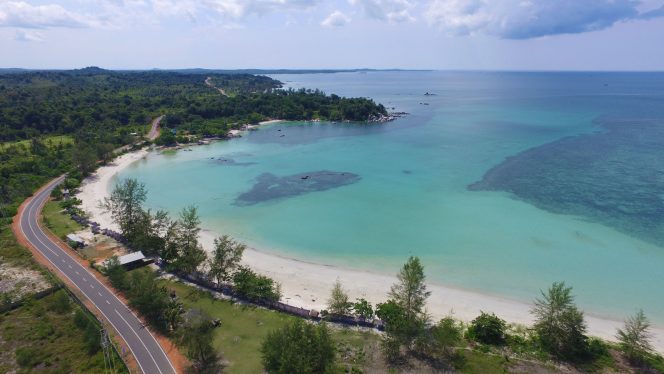 
					Pemandangan salah satu sudut kawasan wisata atau destinasi alam di Lagoi, Kabupaten Bintan, Kepri.