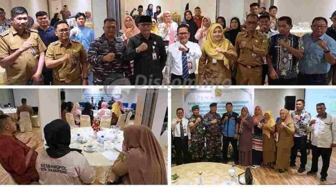 
					Bakesbangpol Tanjungpinang menggelar kegiatan sosialisasi bertemakan “Peran Serta Lembaga/Masyarakat Sebagai Mitra Pemerintah dalam Mendukung dan Mensukseskan Pilkada 2024” di Hotel Nite n Day, Tanjungpinang, Senin (28/10).


