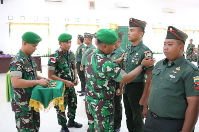 
					Prosesi kenaikan pangkat Personil Kodim Natuna