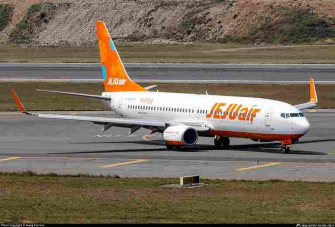 
					Maskapai Korea Selatan Jeju Air Boeing 737-800 dengan nomor penerbangan 7C-5301. (ist)
