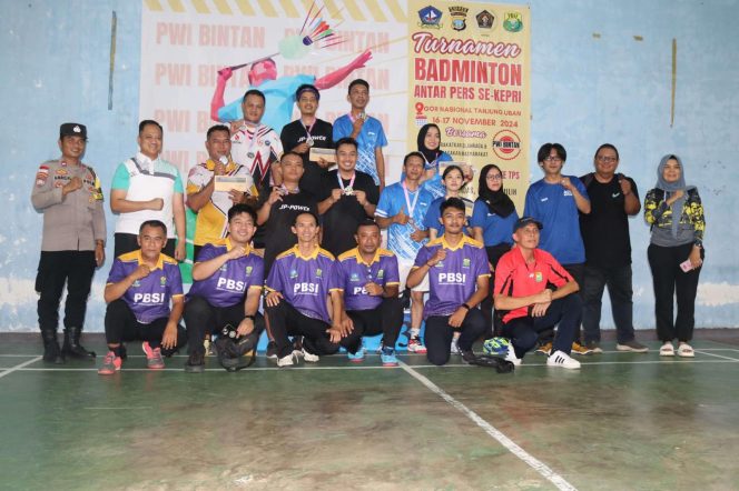 
					Tim AJI Tanjungpinang meraih juara 1 pada ajang Badminton Jurnalis se-Kepri