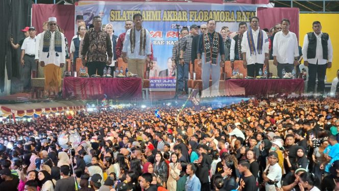 
					Masyarakat Flobamora Batam Siap menangkan Rudi-Rafiq di Pilgub Kepri. (Ist)