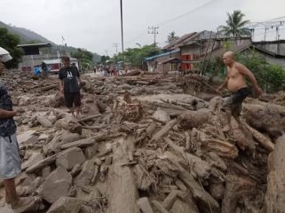 Banjir bandang kembali melanda Kecamatan Semadam (ist)