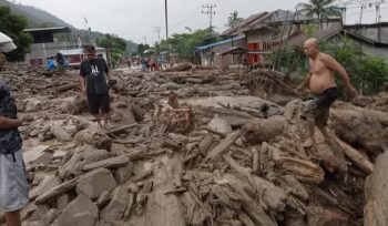 Banjir bandang kembali melanda Kecamatan Semadam (ist)