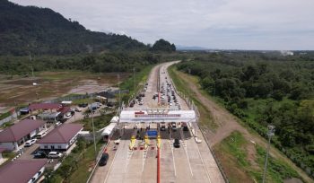 ol Padang-Sicincin menjadi ruas tol dengan volume kendaraan terbanyak (ist)