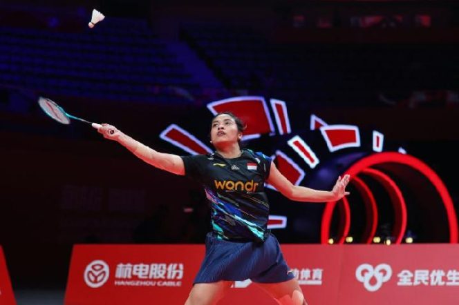 
					Gregoria Mariska Tunjung gagal melangkah ke semifinal BWF World Tour Finals 2024 (ist)