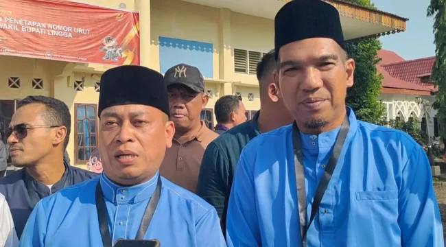 Pasangan Calon Bupati dan Wakil Bupati Kabupaten Lingga, Muhammad Nizar dan Novrizal (ist)