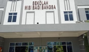 Kondisi bagian depan SMK Misi Bagi Bangsa.
Foto:Atika/HarianHaluanKepri