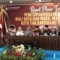 Rapat Pleno Terbuka KPU atas Penetapan Wali Kota dan Wakil Wali Kota Terpilih pada Pilkada Tanjungpinang 2024 di Ballroom Hotel CK Tanjungpinang, Kamis (09/01/2025).(foto Asfanel)