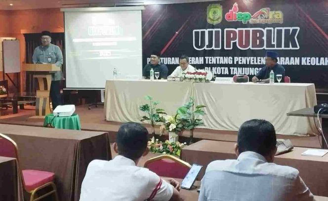 
					Pemko Tanjungpinang Gelar Uji Publik Perda Keolahragaan Untuk Penguatan Sektor Olahraga