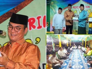 Pemko Tanjungpinang menggelar peringatan Isra Mi'raj Nabi Muhammad SAW 1446 Hijriah/2025 Masehi di Masjid Raya Sultan Riau Penyengat, Pulau Penyengat, Minggu (26/1).