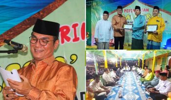 Pemko Tanjungpinang menggelar peringatan Isra Mi'raj Nabi Muhammad SAW 1446 Hijriah/2025 Masehi di Masjid Raya Sultan Riau Penyengat, Pulau Penyengat, Minggu (26/1).