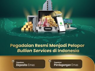 PT Pegadaian Tbk, mendapat kado istimewa Tahun 2025, berupa izin usaha baru menjalankan kegiatan usaha Bulion Emas yang dikeluarkan oleh OJK.