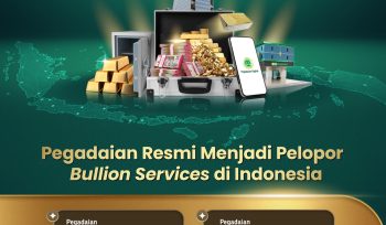 PT Pegadaian Tbk, mendapat kado istimewa Tahun 2025, berupa izin usaha baru menjalankan kegiatan usaha Bulion Emas yang dikeluarkan oleh OJK.