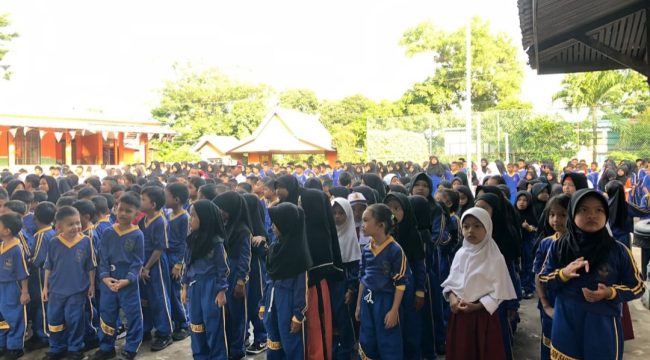 Siswa SDN 008 Sagulung