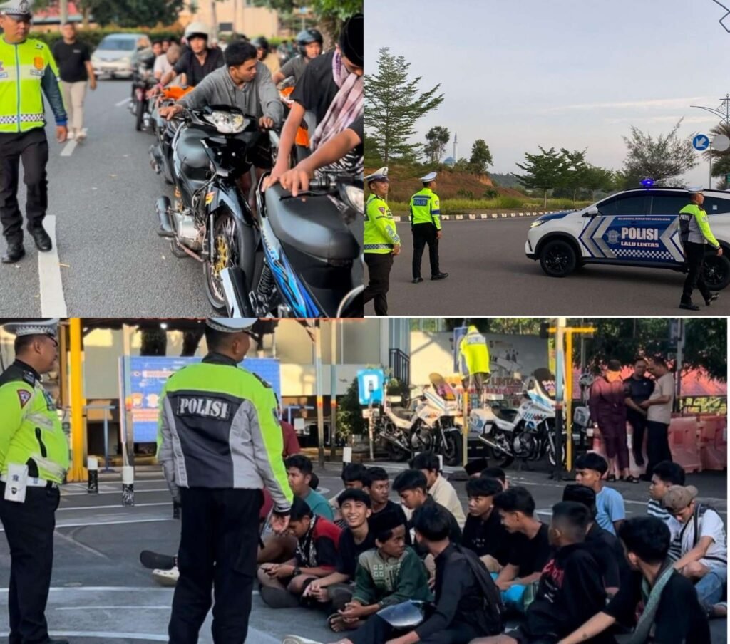 Satlantas Polresta Tanjungpinang amankan 26 kendaraan aksi balap liar dibeberapa titik wiyah di ibukota Provinsi Kepulauan Riau ini, Sabtu (1/3/2025) hingga hari Minggu (2/3/2025).