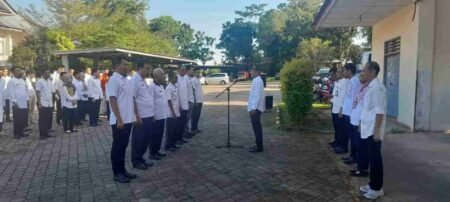Pemko Tanjungpinang kembali memberlakukan kewajiban apel pagi di OPD.