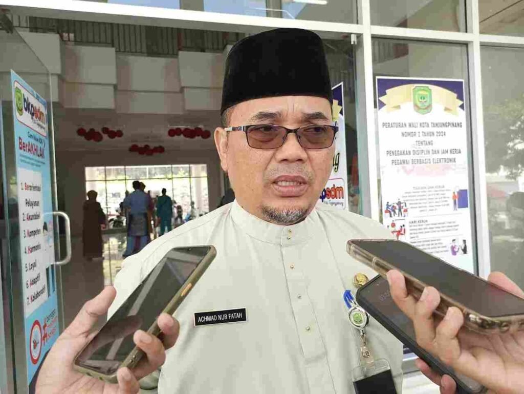 Kepala BKPSDM Tanjungpinang, Achmad Nur Fatah