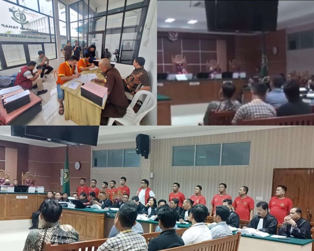 Tim Jaksa Penuntut Umum (JPU) Kejaksaan Tinggi Kepulauan Riau dan Kejaksaan Negeri Batam kembali menggelar persidangan eks Kasat Narkoba Polresta Barelang Kompol Satria Nanda, Cs di Pengadilan Negeri Batam, Jum'at (09/05/2025).ft. Penkum Kejati Kepri