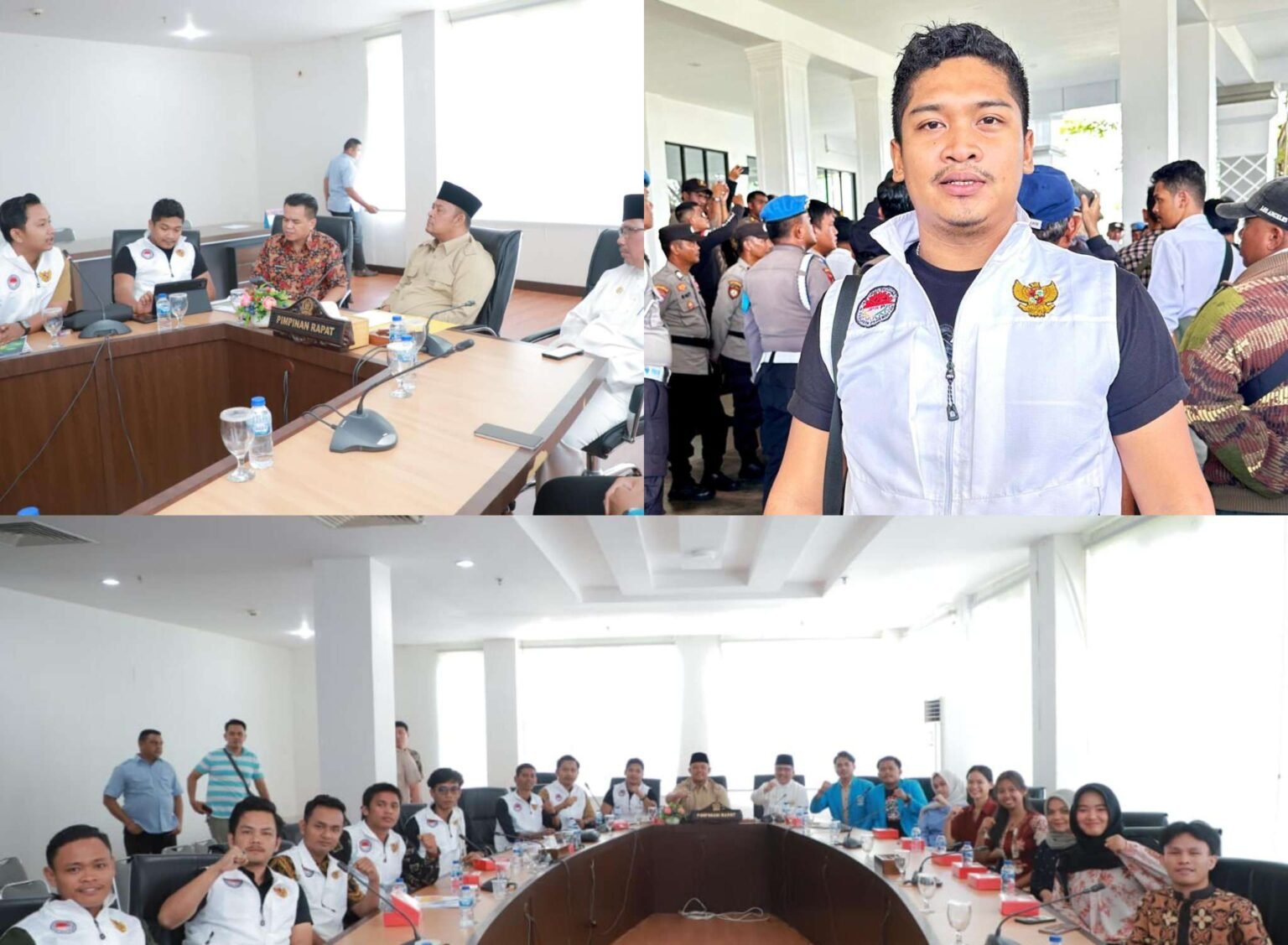 Kegiatan RDP bersama pimpinan DPRD Kepri memanas ketika Jaringan Pengawas Kebijakan Pemerintah (JPKP) di kantor DPRD Kepri di Dompak Kota Tanjungpinang, Kamis (15/05/2025)