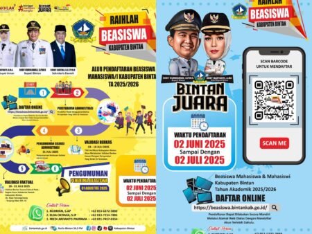 Roby Kembali Buka Beasiswa D1 dan S1 untuk Anak Bintan