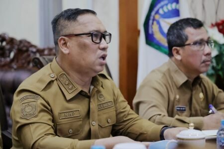 Wakil Gubernur Kepri sekaligus Ketua LPTQ, Nyanyang Harris Pratamura memimpin rapat persiapan pelaksanaan STQH XI tingkat Provinsi Kepri tahun 2025.