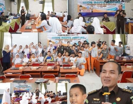 Rangkaian kegiatan JMS Kejati Kepri di SMP 16 Tanjungpinang, Kamis (19/06/2025)