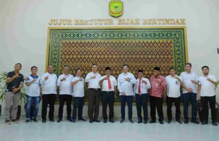 Wali Kota Tanjungpinang, Lis Darmansyah, menerima kunjungan jajaran BPJN Kepri