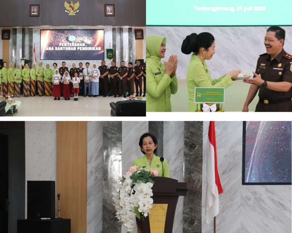 Rangkaian kegiatan IAD Kepri menggelar peringatan HUT ke-25 di Aula Sasana Baharuddin Loppa Kejaksaan Tinggi Kepulauan Riau (Kejati Kepri), Senin (21/07/2025).