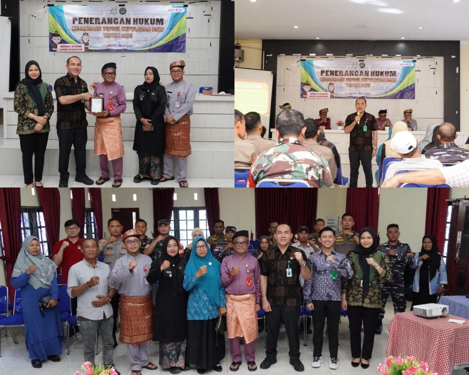 Kejati Kepri melalui program BINMATKUM pada kegiatan Penerangan Hukum telah melaksanakan “Penerangan Hukum” di Kantor Kecamatan Tanjungpinang Kota dengan mengangkat tema tentang Pencegahan TPPO, Jumat (25/07/2025).