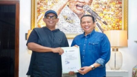 Bamsoet saat menerima Ketua IMI Kepulauan Riau Rizki Faisal di Jakarta dikutip Sabtu (19/7/2025).