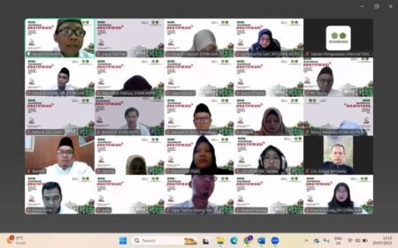 STAIN Sultan Abdurrahman Kepri menggelar Sosialisasi Gratifikasi dilaksanakan secara daring diikuti oleh unsur pimpinan, dosen, tenaga kependidikan, mahasiswa, serta stakeholder.