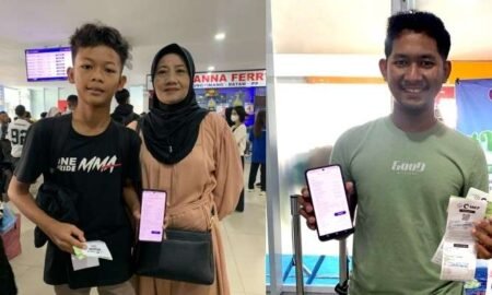 Diantara para penumpang menunjukkan bahwa membeli tiket online jauh lebih sederhana dibanding sebelumnya.