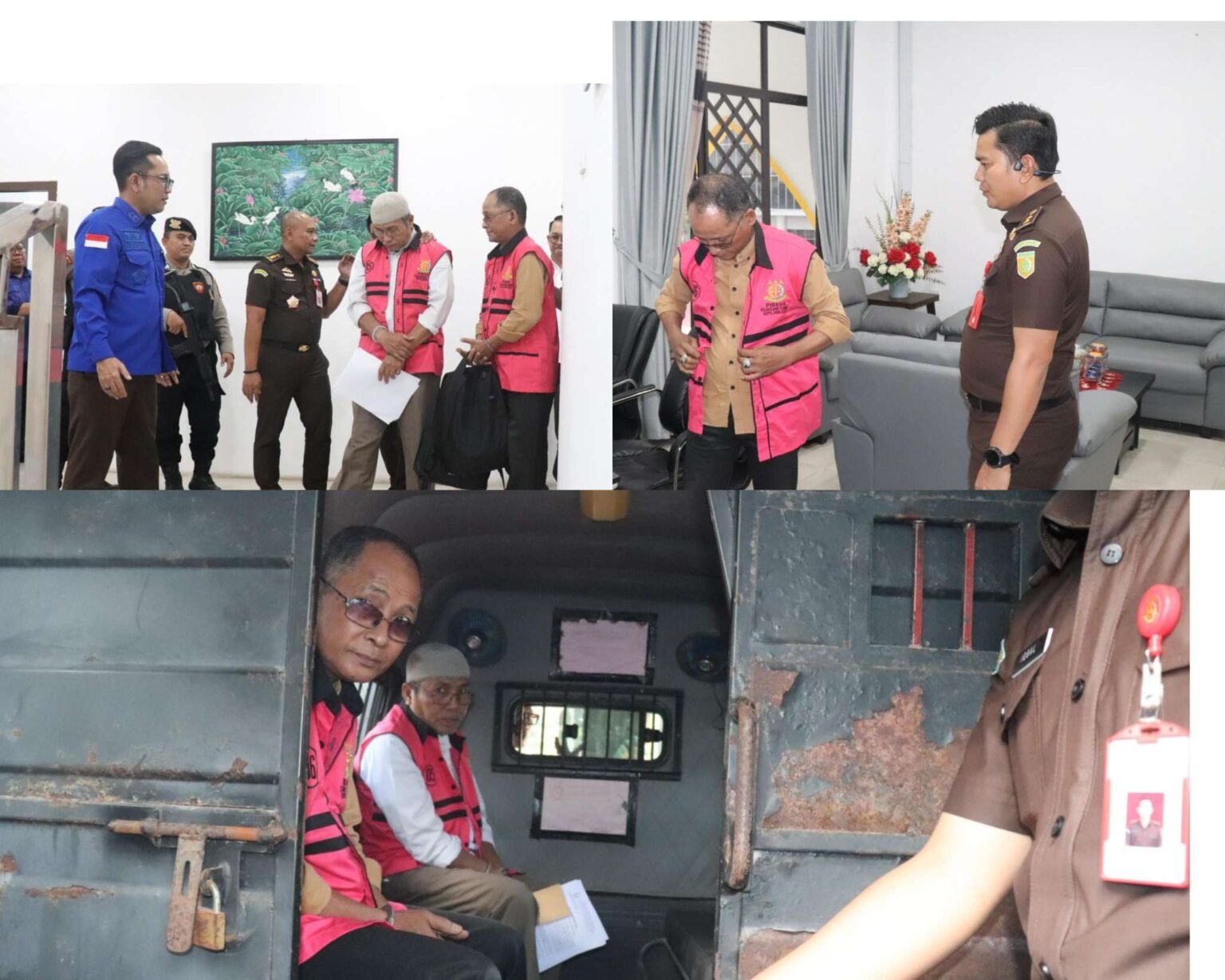 Tim Penyidik Pidana Khusus Kejati Kepri Tahan 3 Tersangka perkara Dugaan Tindak Pidana Korupsi dalam Pengaturan Barang Kena Cukai Rokok Dalam Kawasan Perdagangan dan Pelabuhan Bebas BP Karimun Periode 2016 hingga 2019, Kamis (28/08/2025).