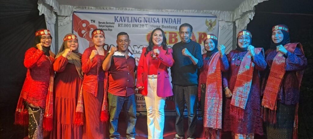 Gebyar HUT ke-80 RI, Semangat Merdeka Membara di Kavling Nusa Indah Tanjung Buntung