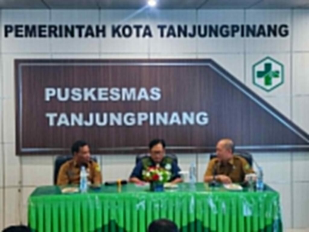 Dinas Kesehatan Tanjungpinang bersama Dinas Pemberdayaan Perempuan dan Perlindungan Anak Kepri menggelar Rapat Konvergensi TPPS di Puskesmas Tanjungpinang, Senin (1/9).