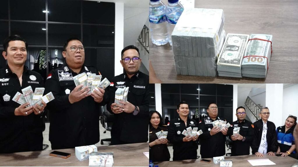 Kejati Kepri Terima Pengembalian Uang Korupsi Miliaran Rupiah Pecahan Dolar Amerika dalam Perkara Tipikor PNBP