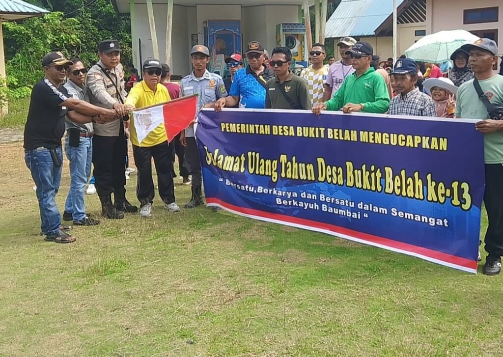 HUT ke-13 Desa Bukit Belah, Warga Semakin Kompak Lewat Berbagai Kegiatan