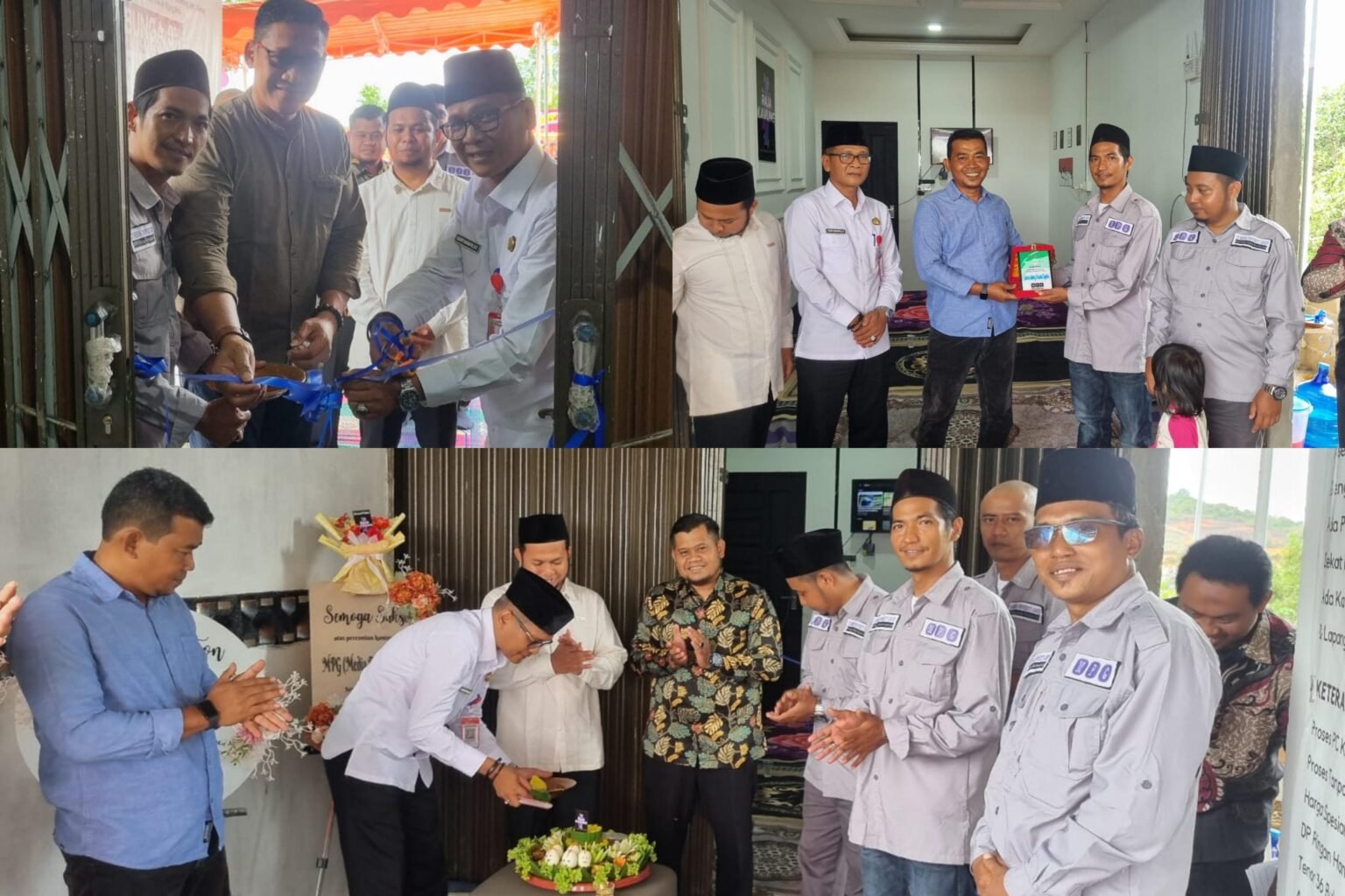 Media Property Group (MPG), platform penjualan tanah kavling dan properti, meresmikan kantor barunya di Jalan Ganet yang ditandai pemotongan pita dan tumpeng oleh Kadis Kominfo Kota Tanjungpinang, Teguh Susanto, yang hadir mewakili Wali Kota Lis Darmansyah, Rabu (29/10/2025)
