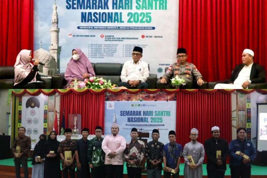 Rangkaian kegiatan HSN di STAIN Sultan Abdurrahman Kepri resmi ditutup dengan Seminar Pesantren bertajuk “Sinergisitas Empat Pilar dalam Pembinaan Santri di Pondok Pesantren” serta pengumuman pemenang dari 21 cabang lomba yang telah digelar selama sepekan sebelumnya