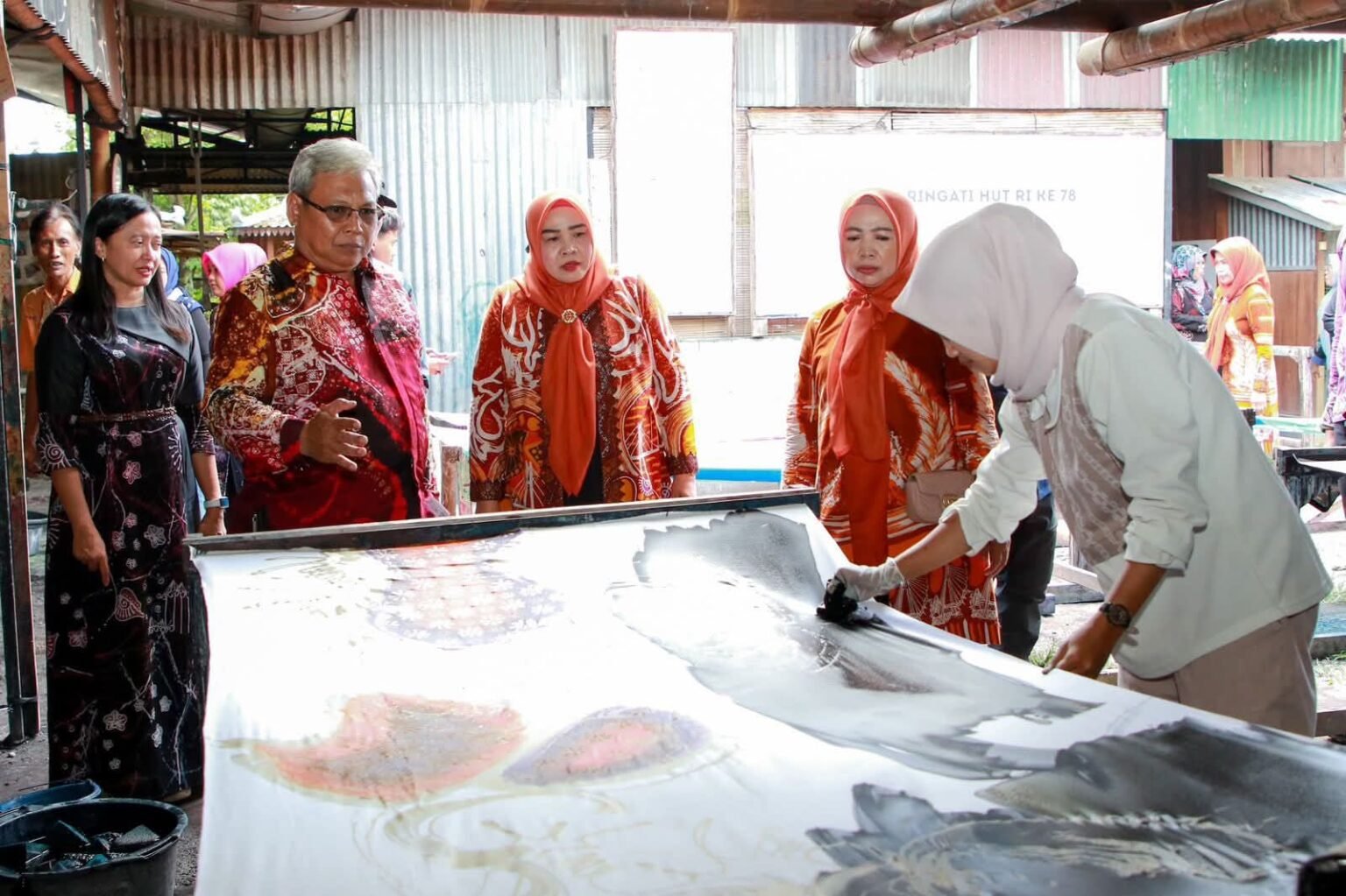 12 Pembatik Batam Belajar ke Sembung Batik Kulon Progo Yogyakarta