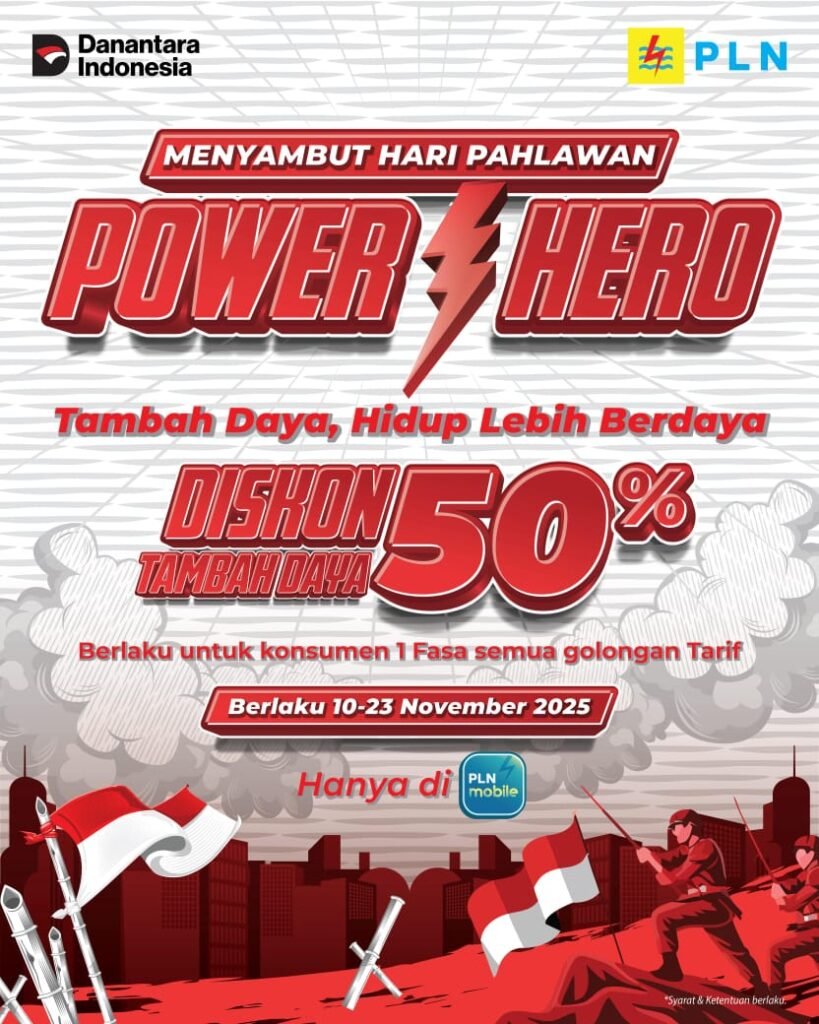PLN ULP Bintan Center Ajak masyakat Nikmati Promo Diskon Tambah Daya 50% dalam Rangka Hari Pahlawan