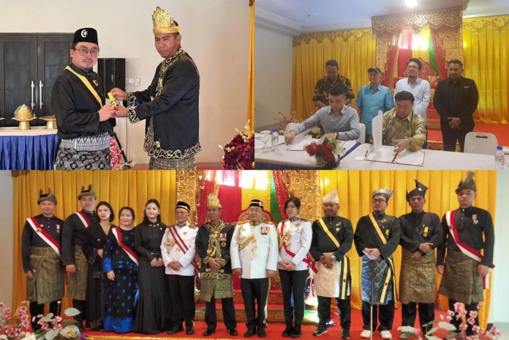 Rangkaian kegiatan Kesultanan Bentan Darul Masyhur gelar acara Penyerahan Darjah Kebesaran Diraja Bentan Darul Masyhur 2025 berlangsung di Hotel CK Kota Tanjungpinang, Provinsi Kepulauan Riau, Sabtu (20/12/2024)